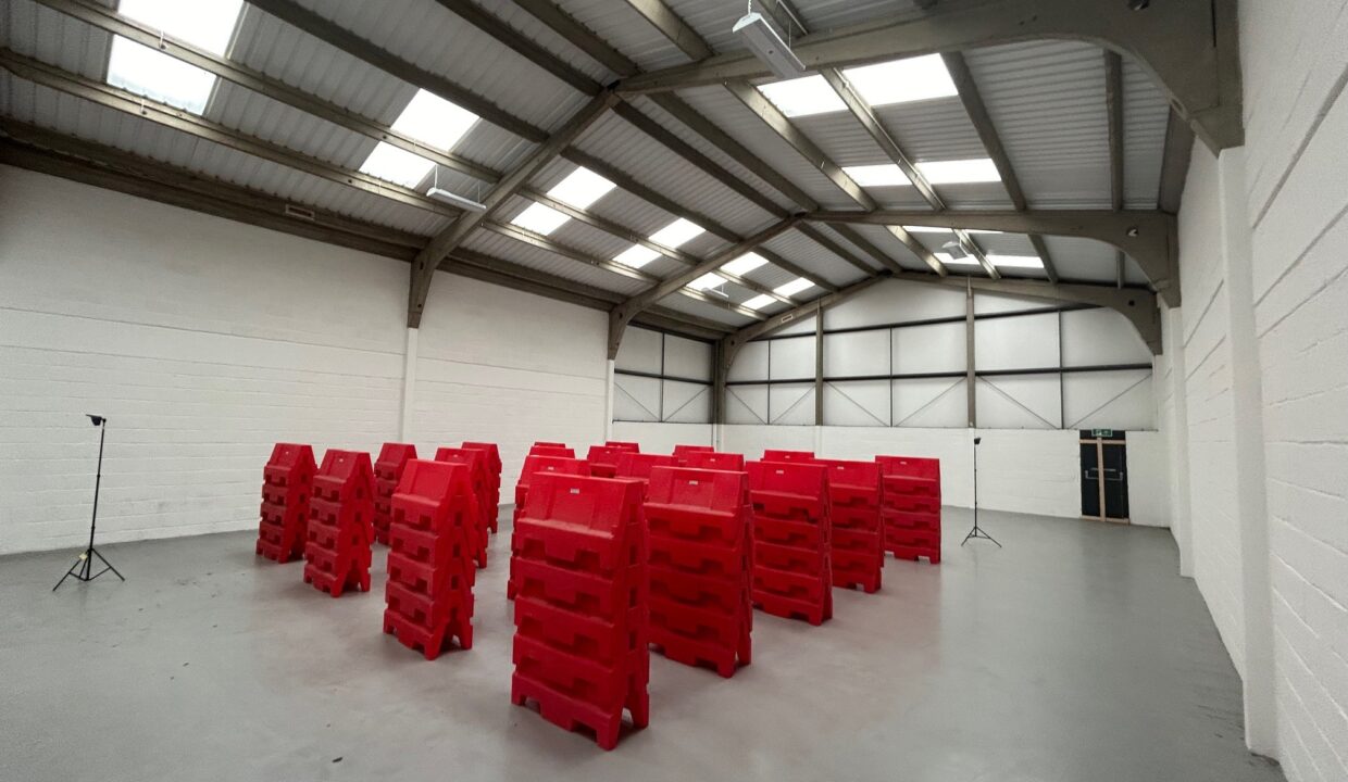 unit 2 warehouse with red boxes