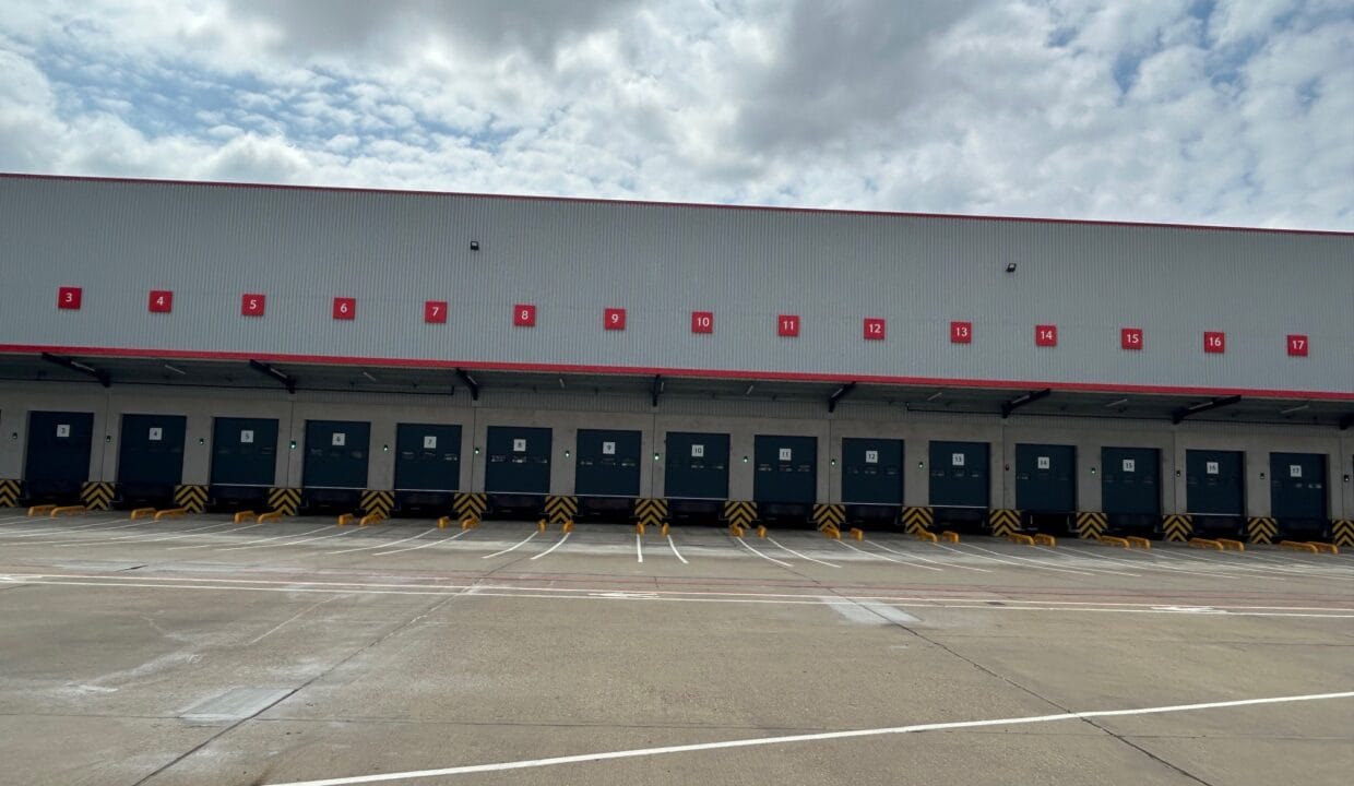 North Elevation loading doors